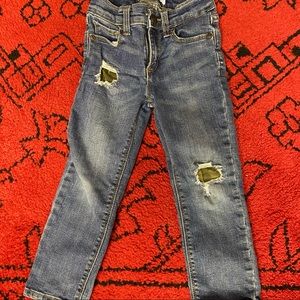 Old Navy Karate Skinny Jeans Camouflage Rips Size 4T